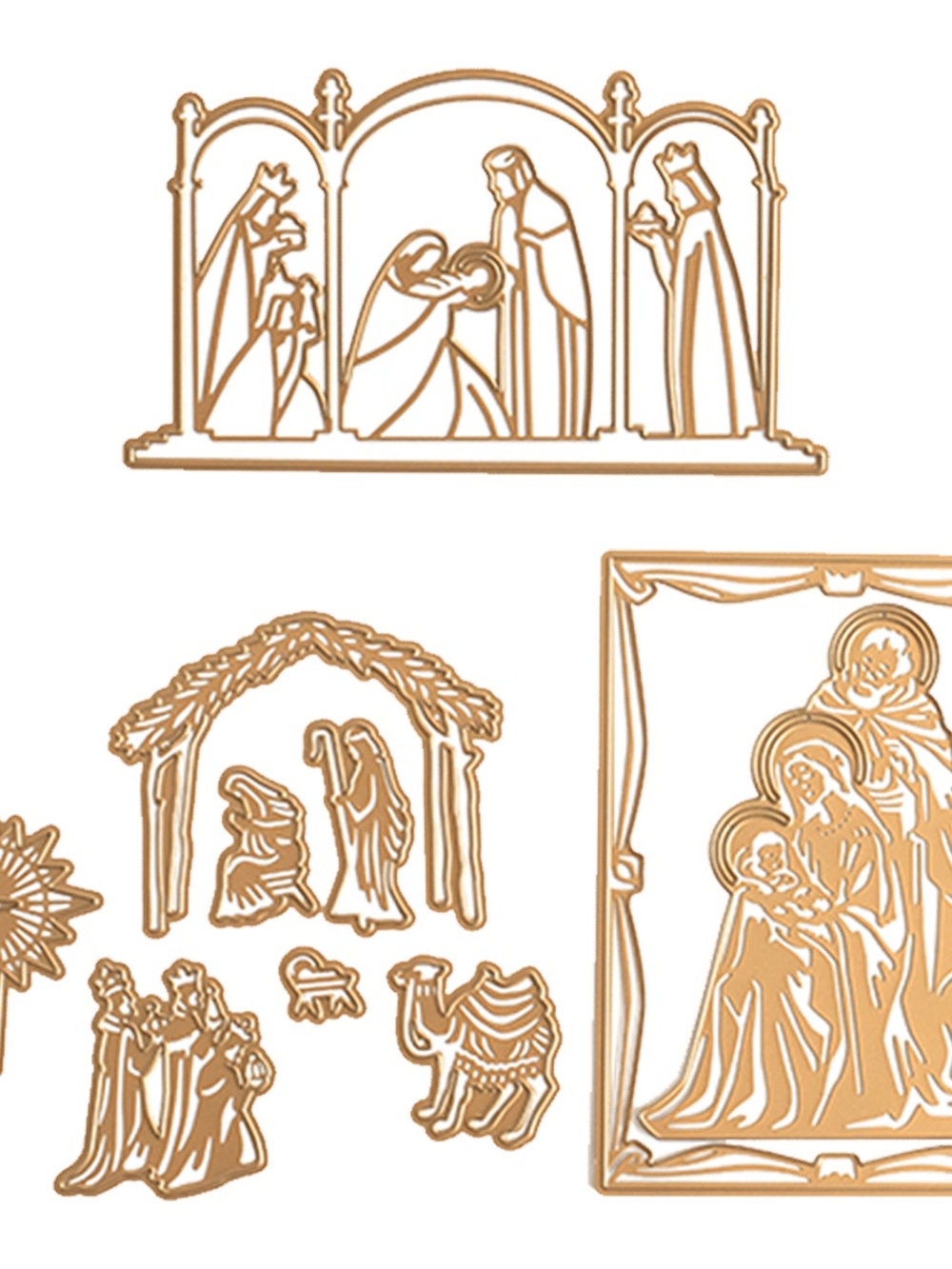 Anna Griffin Nativity Cut & Emboss Dies - 10
Piece Set